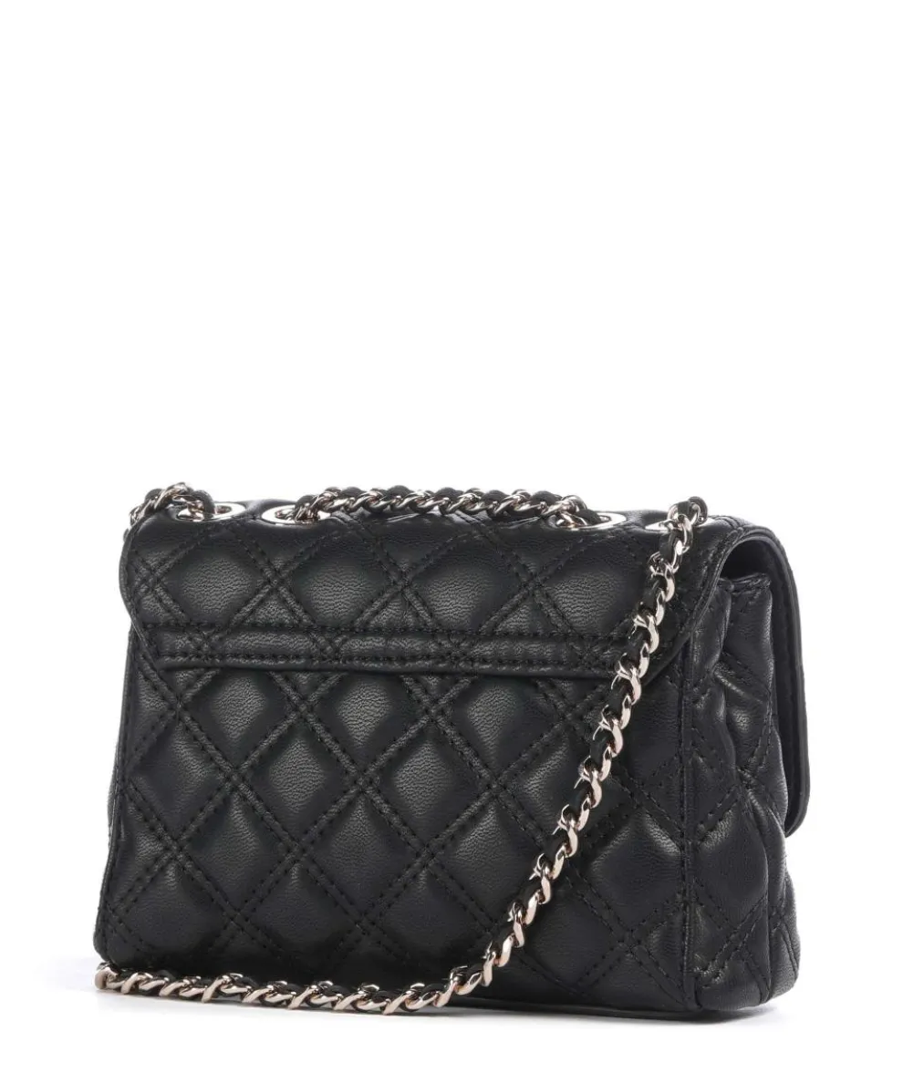 Giully Mini Schultertasche Lederimitat schwarz