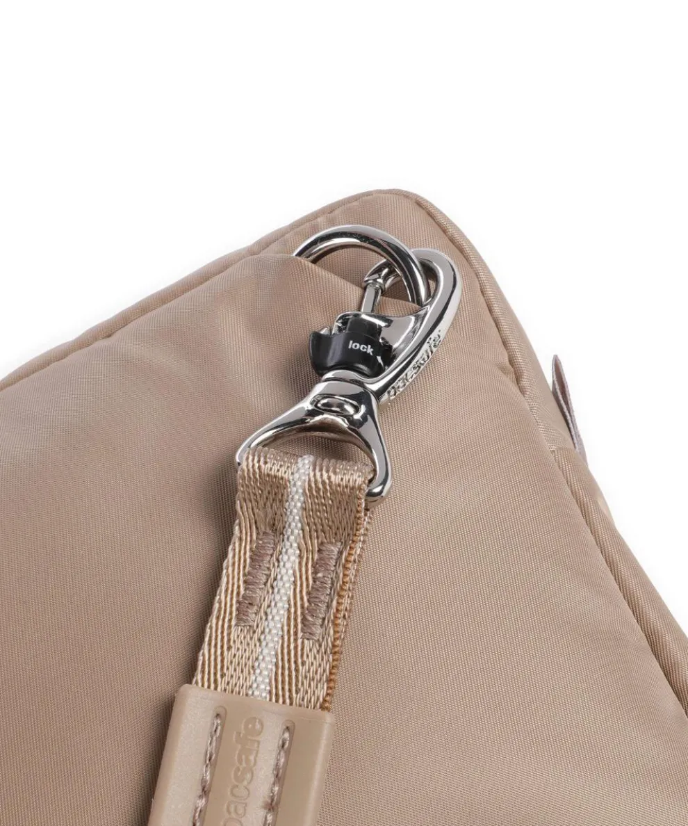 3 in 1 Umhängetasche recyceltes Polyester beige