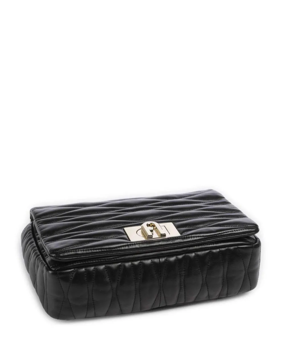 1927 M Schultertasche Nappa Kalbsleder schwarz