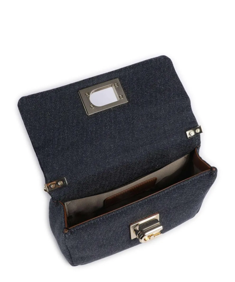 1927 Mini Schultertasche Baumwolle jeans