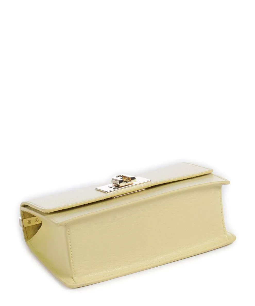 1927 Mini Schultertasche genarbtes Rindsleder gelb