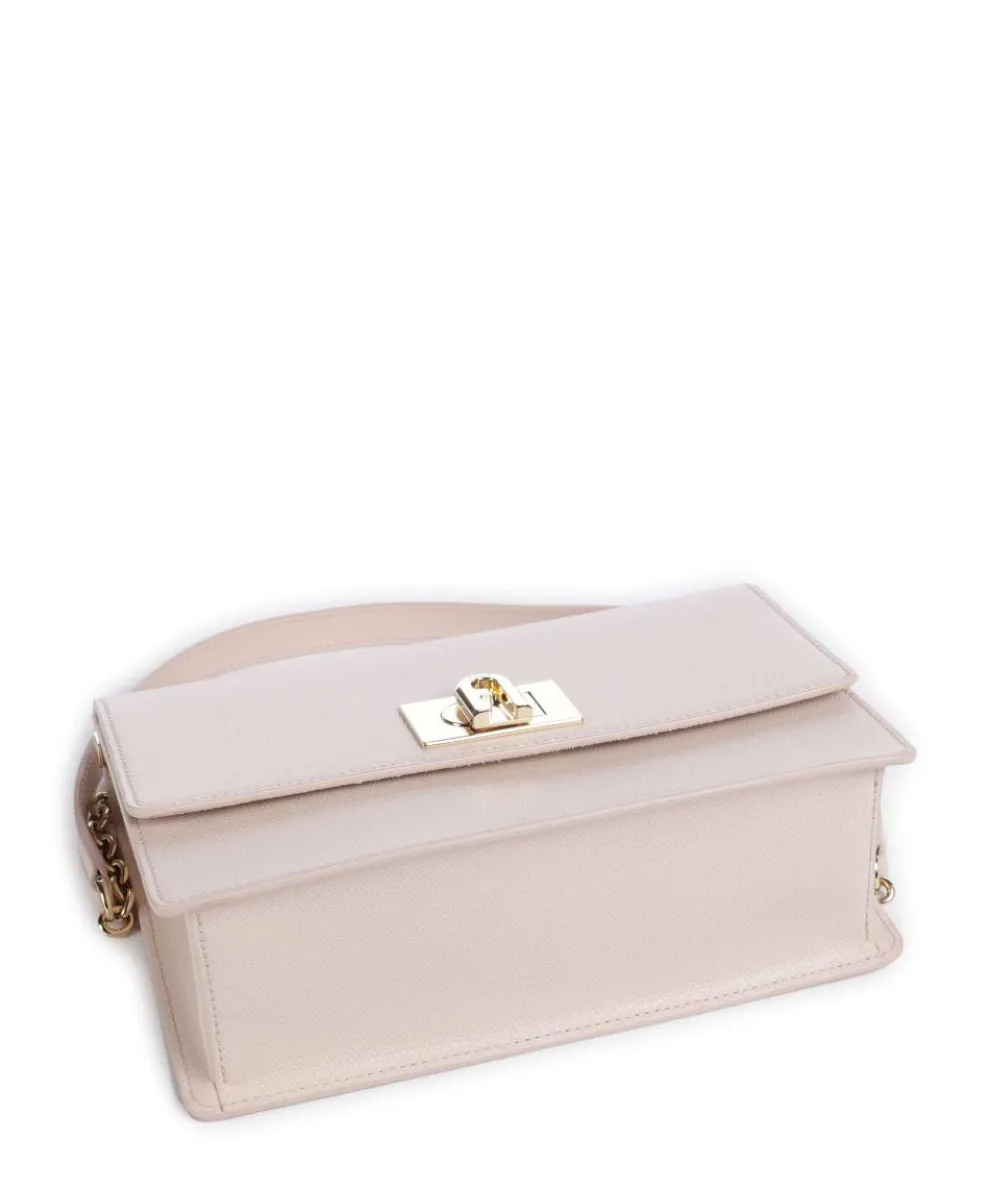 1927 S Schultertasche genarbtes Leder altrosa