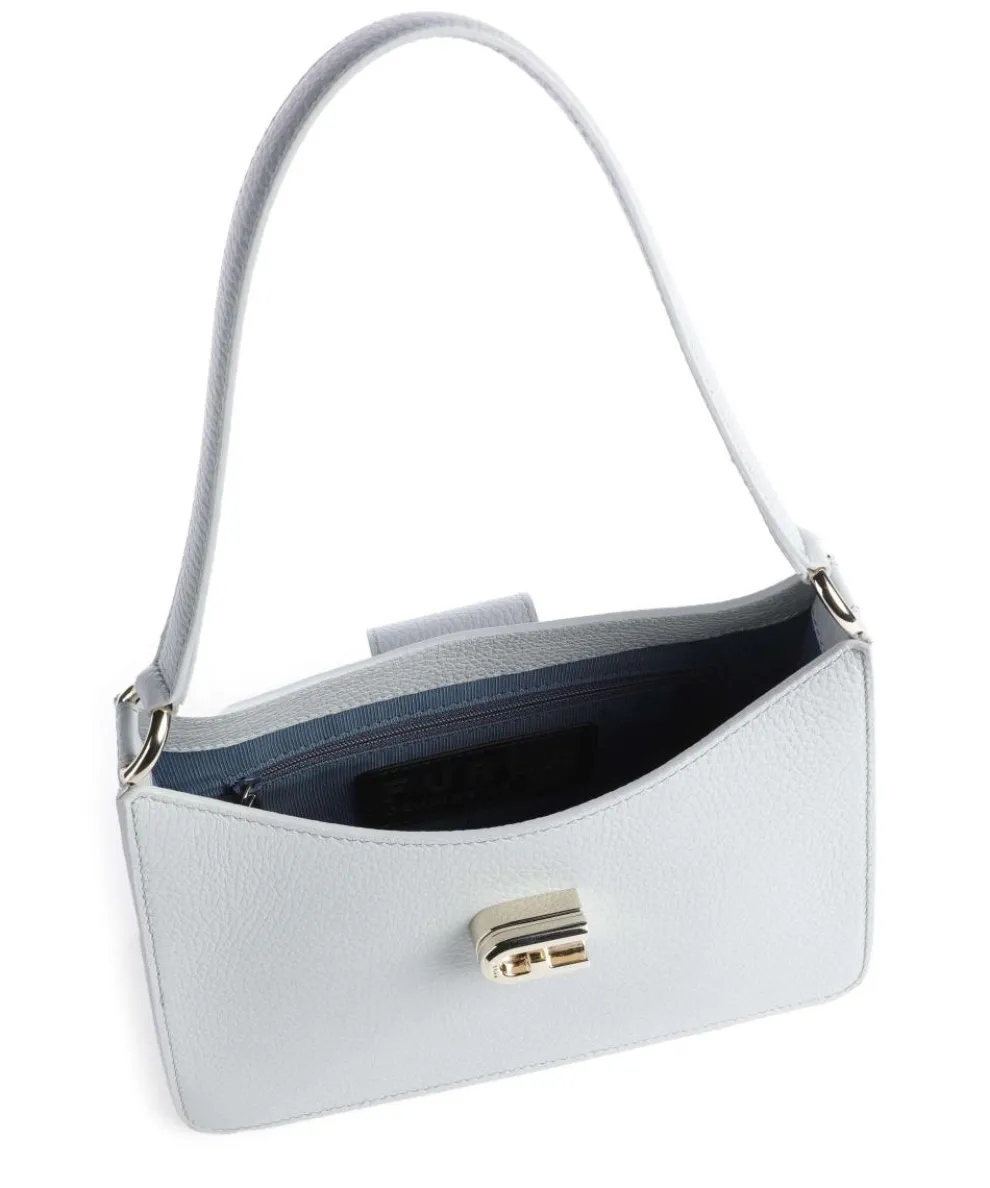 1927 S Schultertasche genarbtes Kalbsleder hellgrau