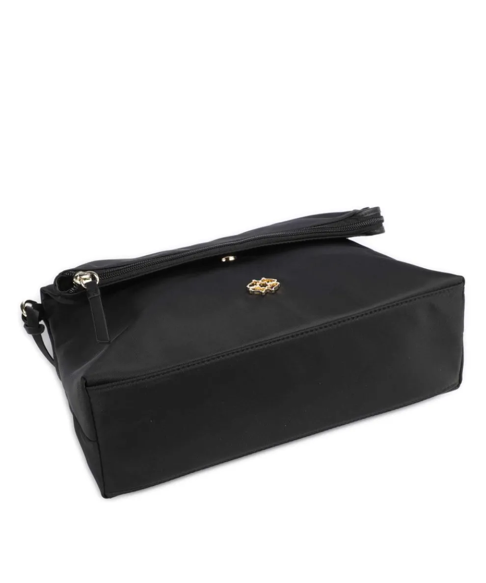 24/7 Umhängetasche recyceltes Polyester schwarz