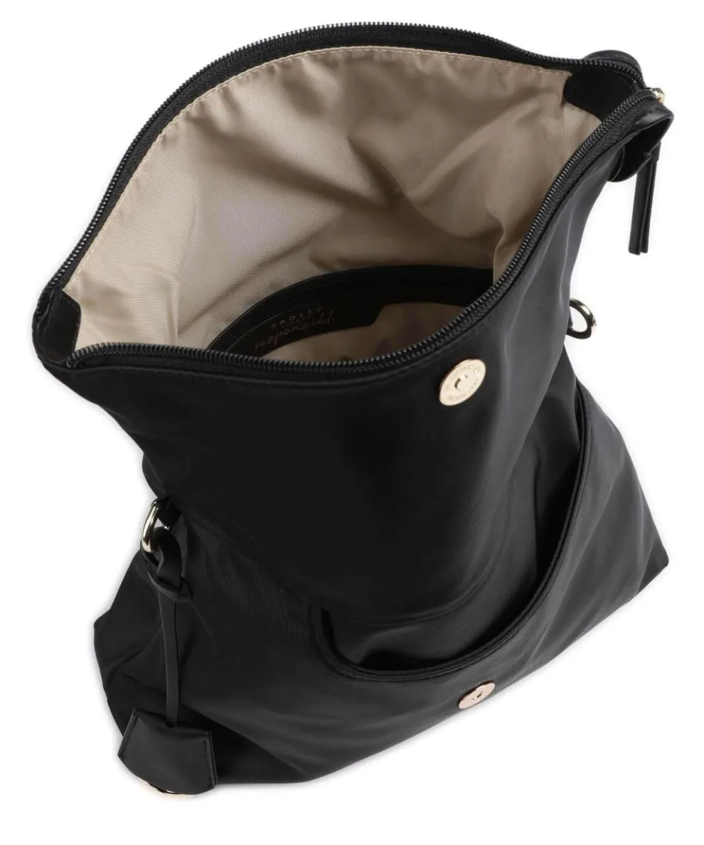 24/7 Umhängetasche recyceltes Polyester schwarz