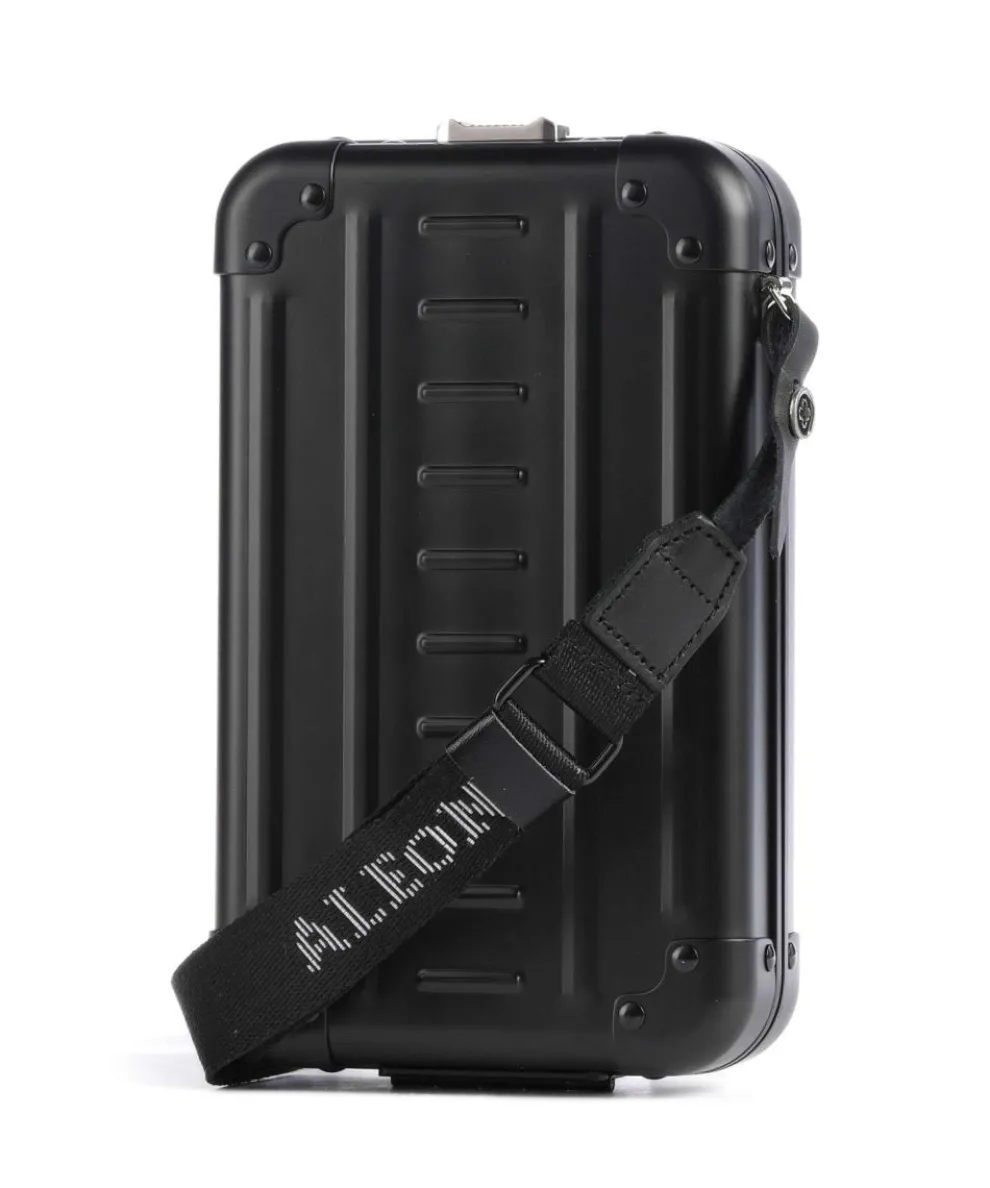 1905 vertical Umhängetasche Aluminium schwarz