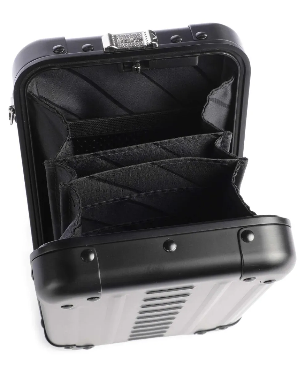 1905 vertical Umhängetasche Aluminium schwarz