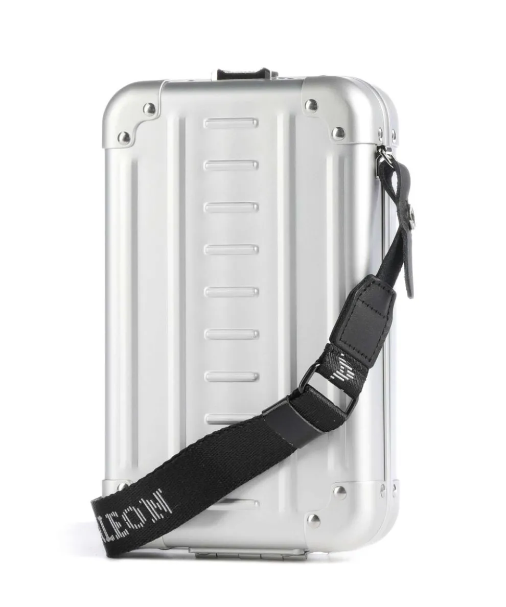 1905 vertical Umhängetasche Aluminium silber