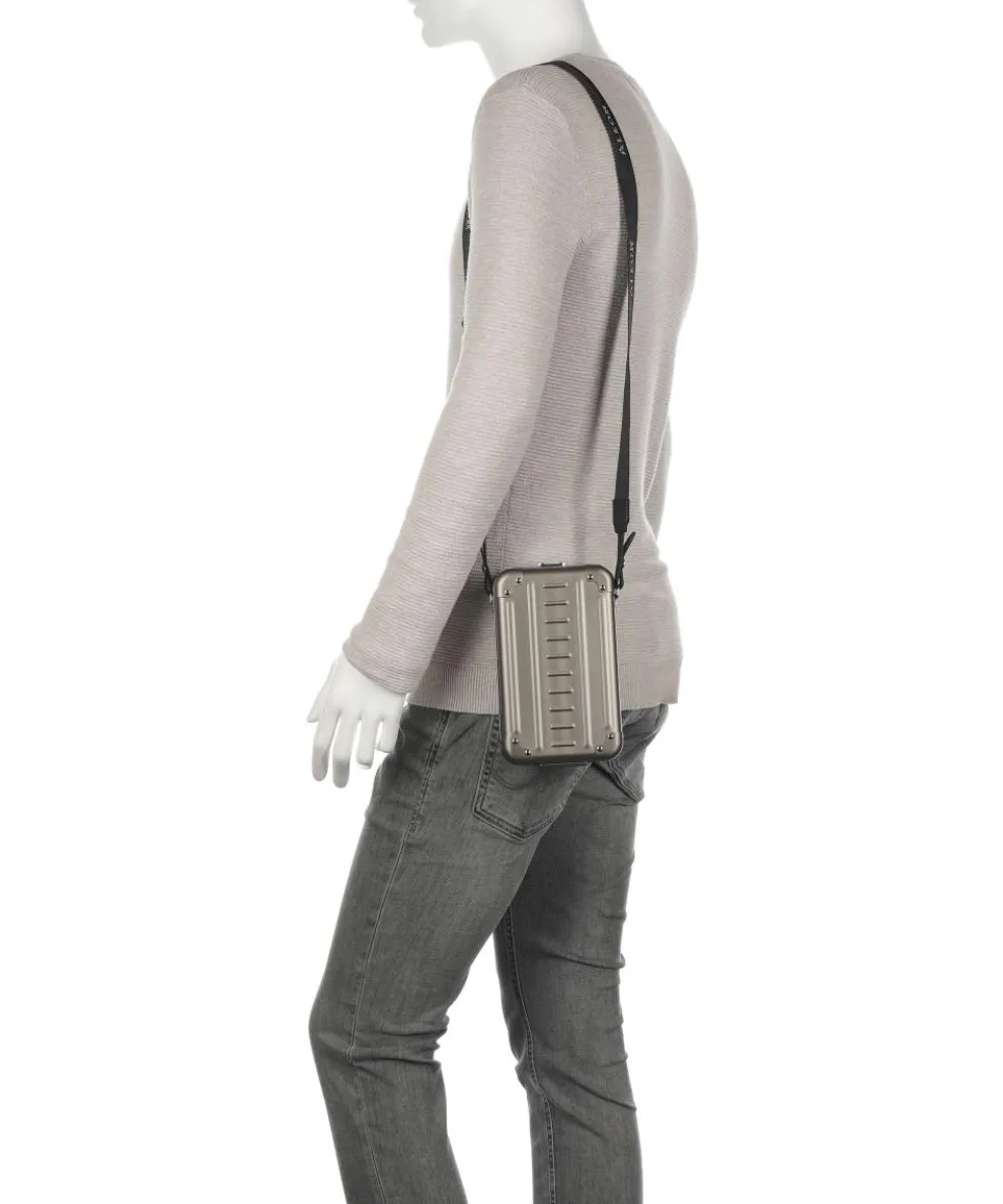 1905 vertical Umhängetasche Aluminium silber