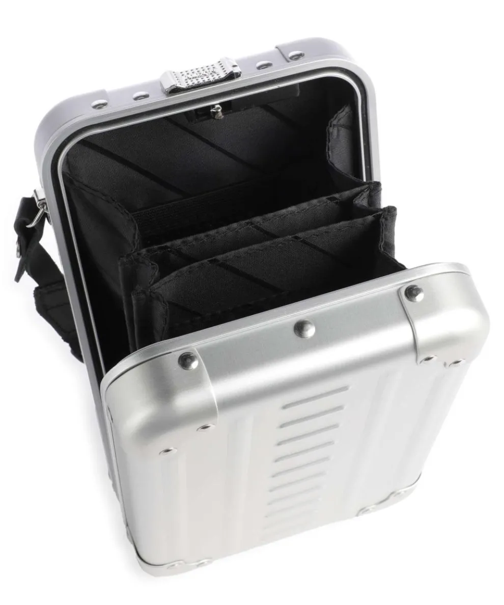 1905 vertical Umhängetasche Aluminium silber