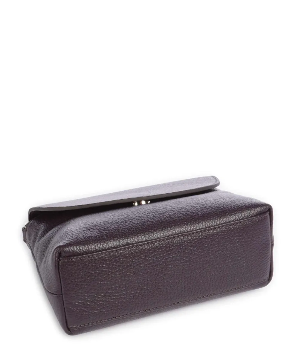 Paulina Umhängetasche Leder pflaume