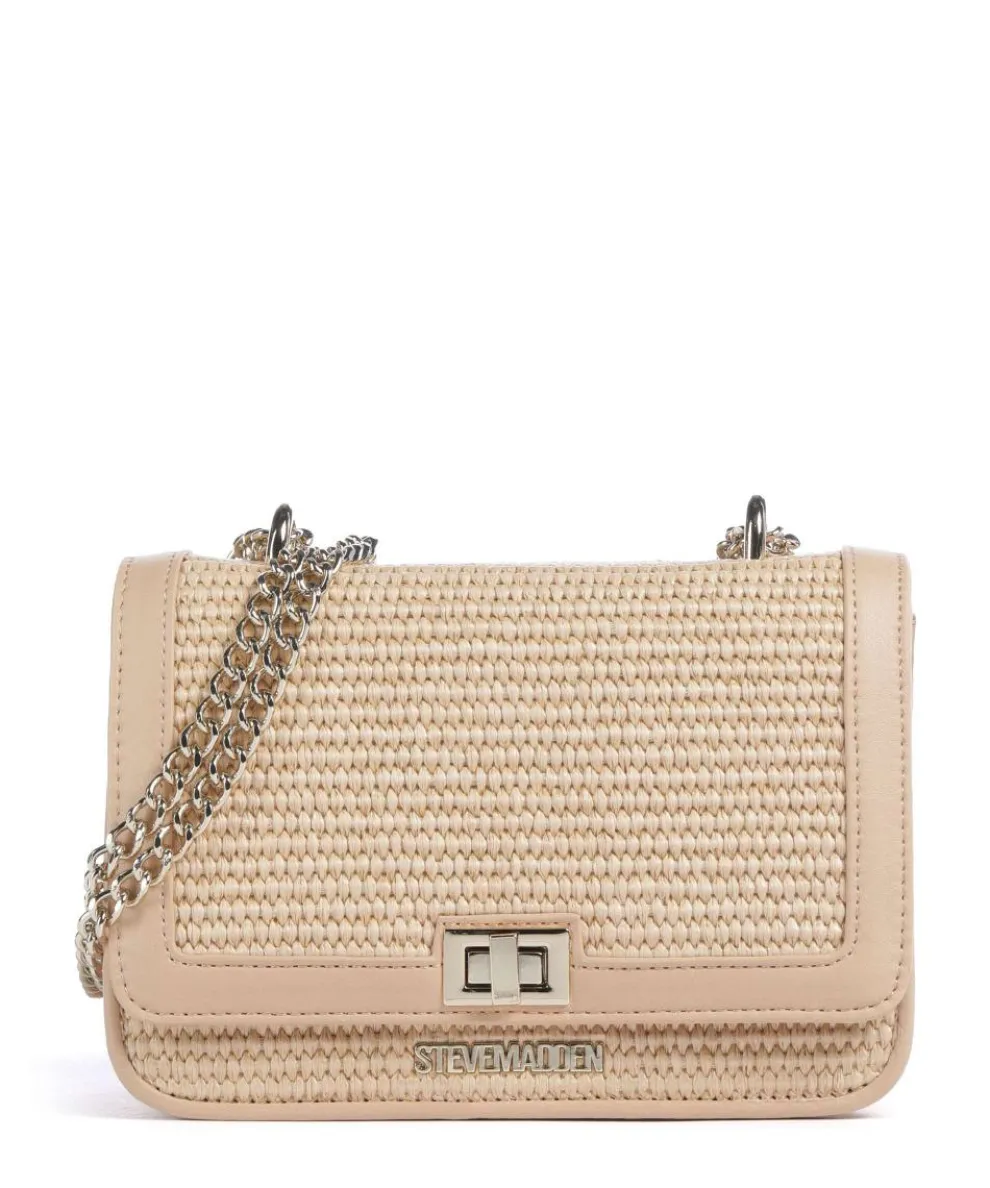 BBIGMONA Schultertasche Papier, Lederimitat natur