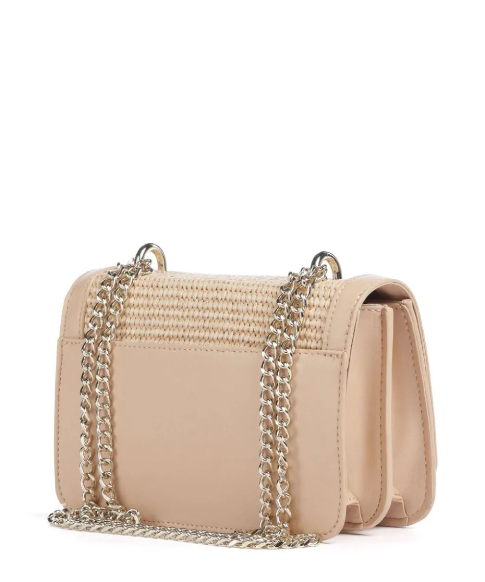 BBIGMONA Schultertasche Papier, Lederimitat natur