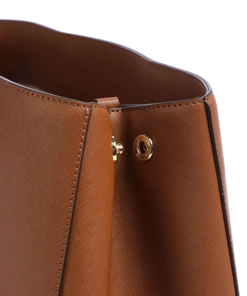 Hanna 37 Handtasche Saffiano-Rindsleder tan