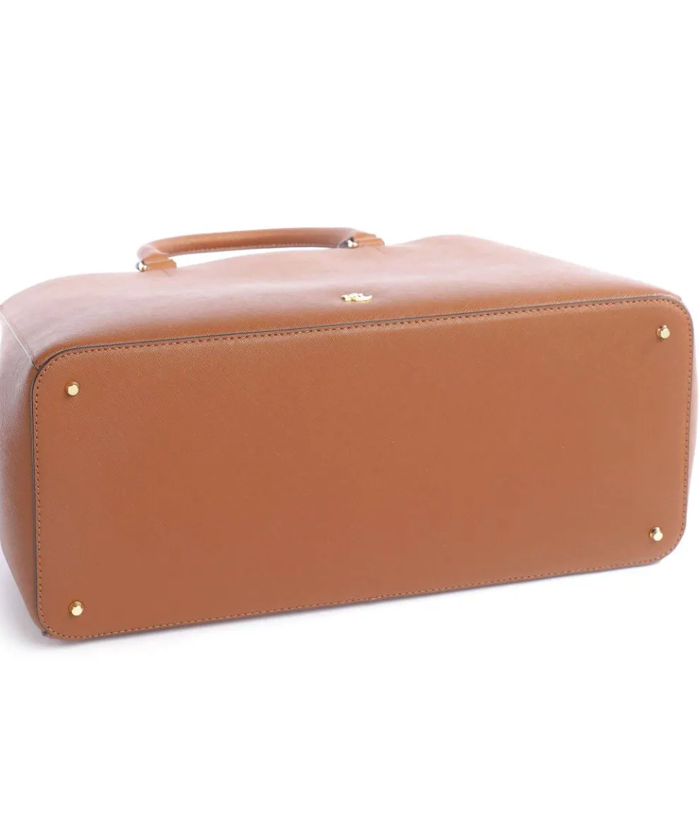 Hanna 37 Handtasche Saffiano-Rindsleder tan