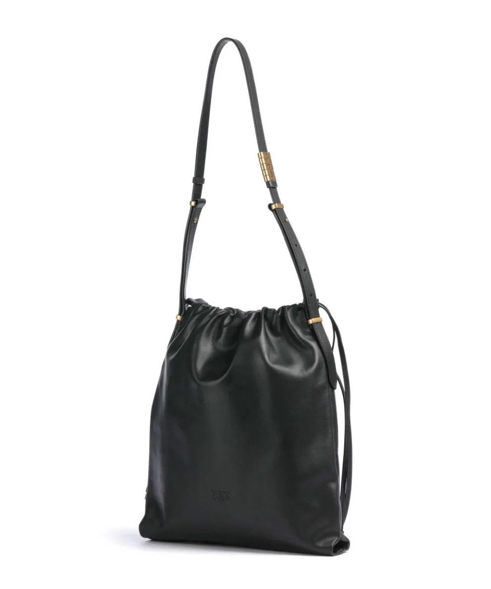Classic Slouchy Bucket bag fein genarbtes Rindsleder schwarz
