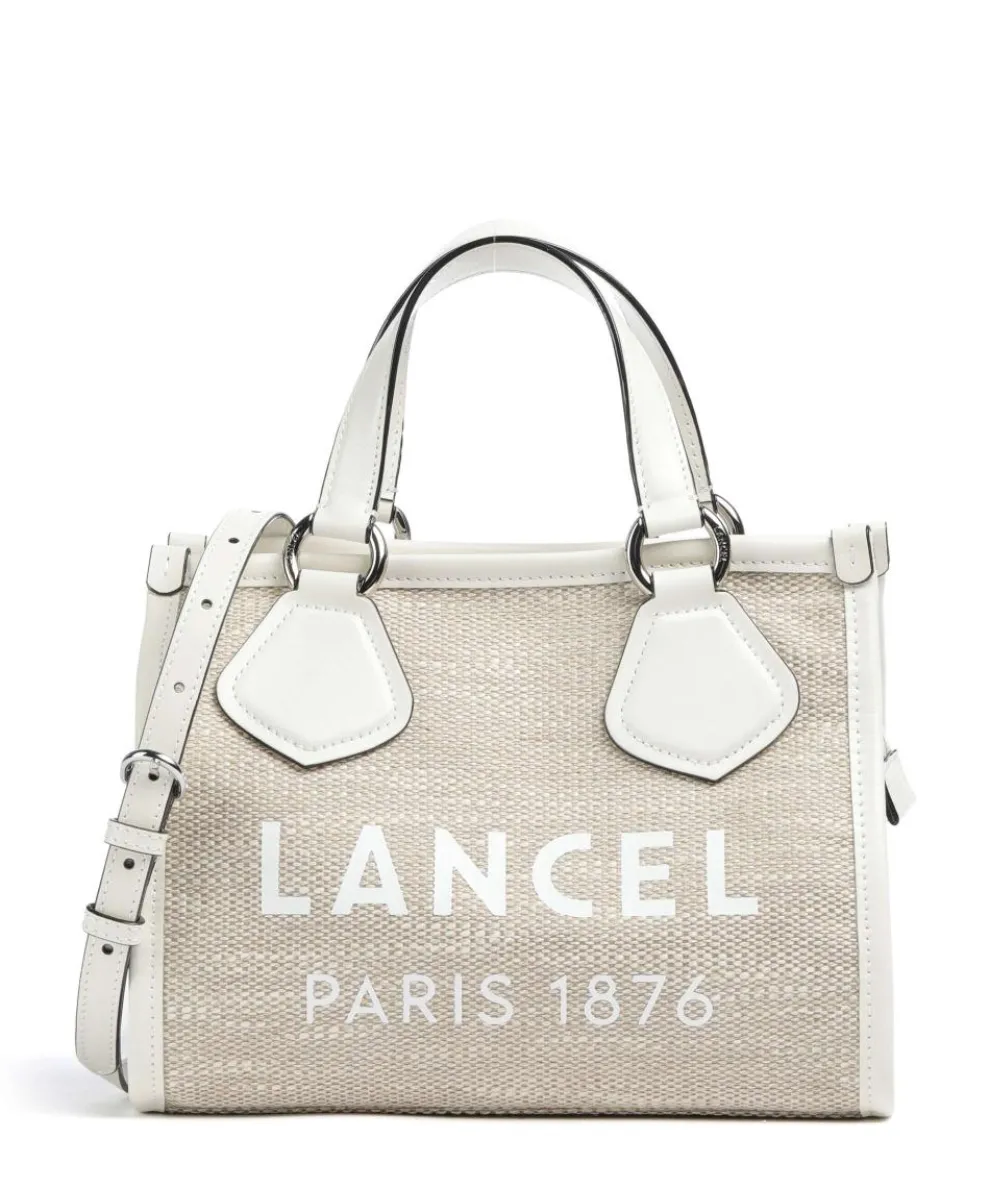 S Handtasche Textil elfenbein