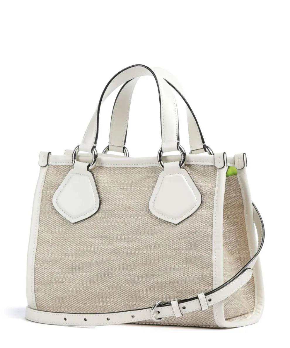 S Handtasche Textil elfenbein