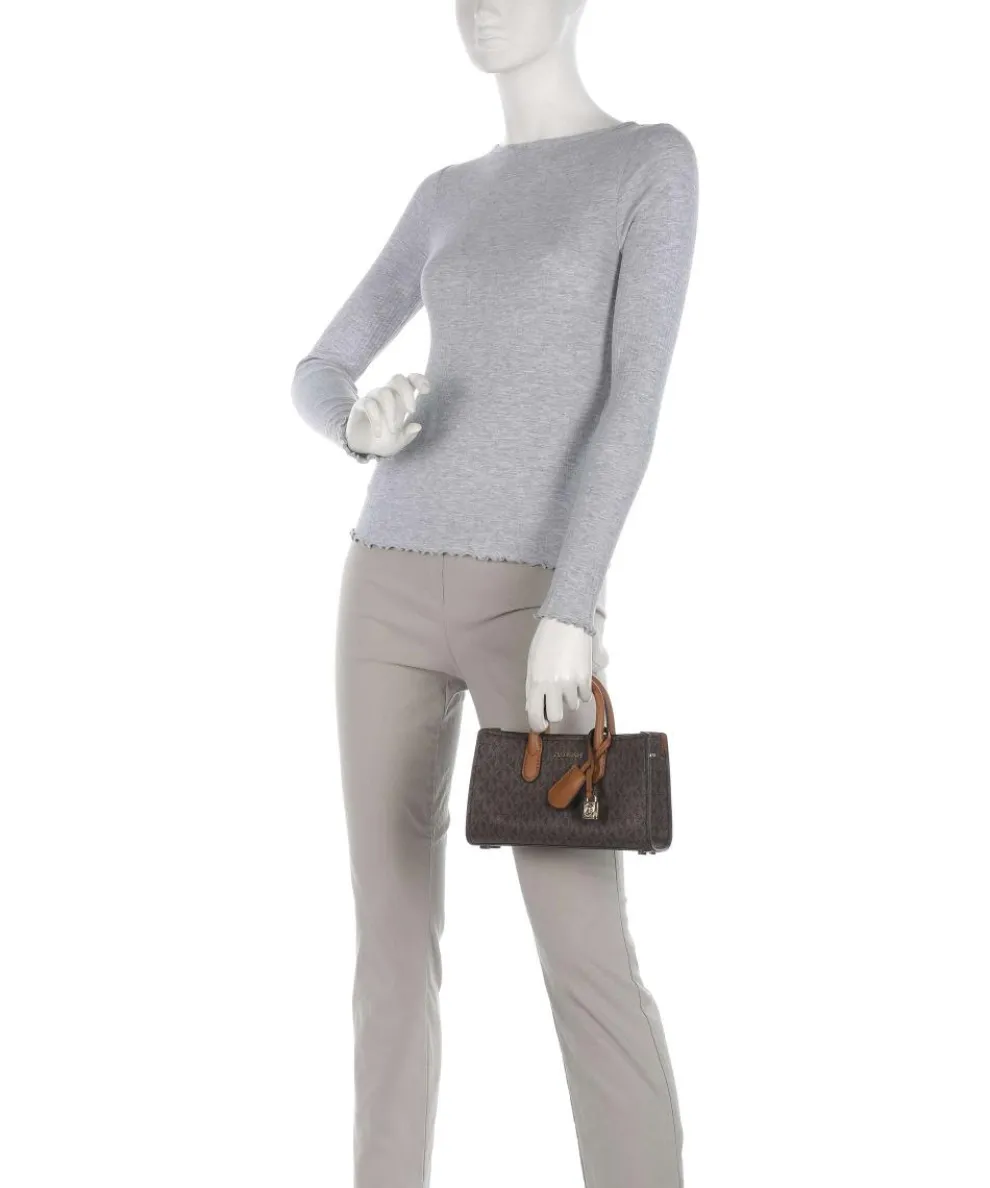 Scarlett Handtasche Canvas dunkelbraun