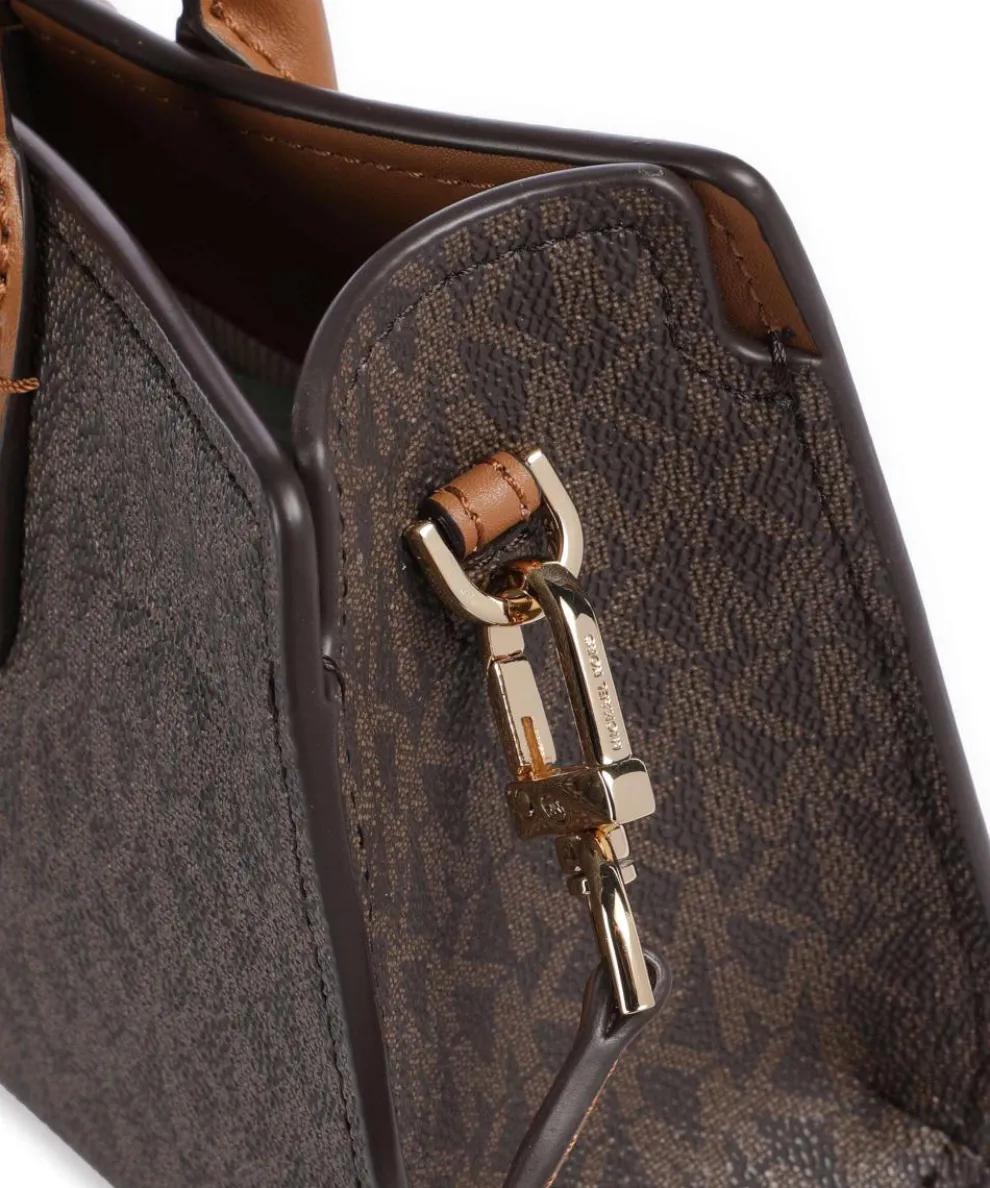 Scarlett Handtasche Canvas dunkelbraun