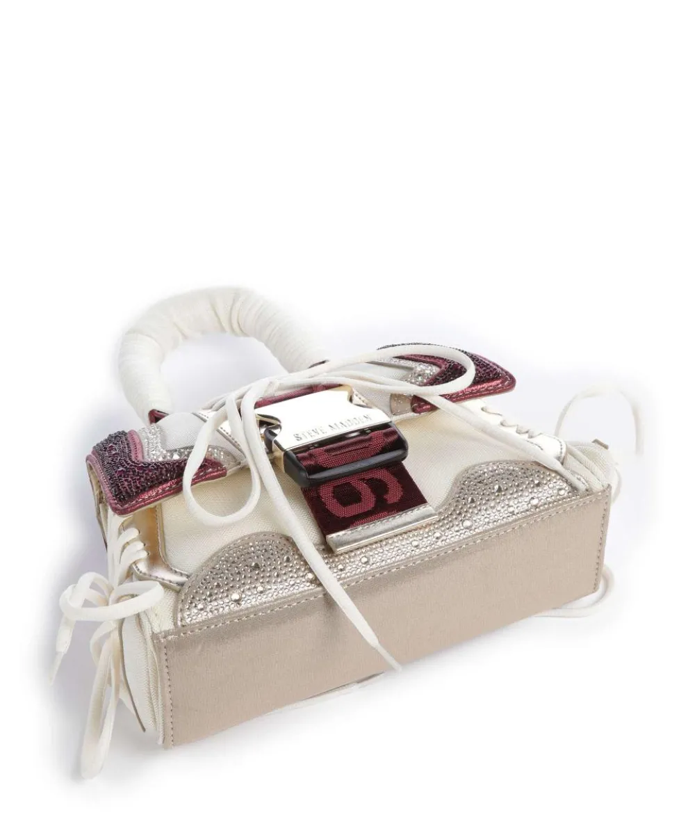 BDIEGO-R Handtasche Lederimitat, recyceltes Polyester beige/rot