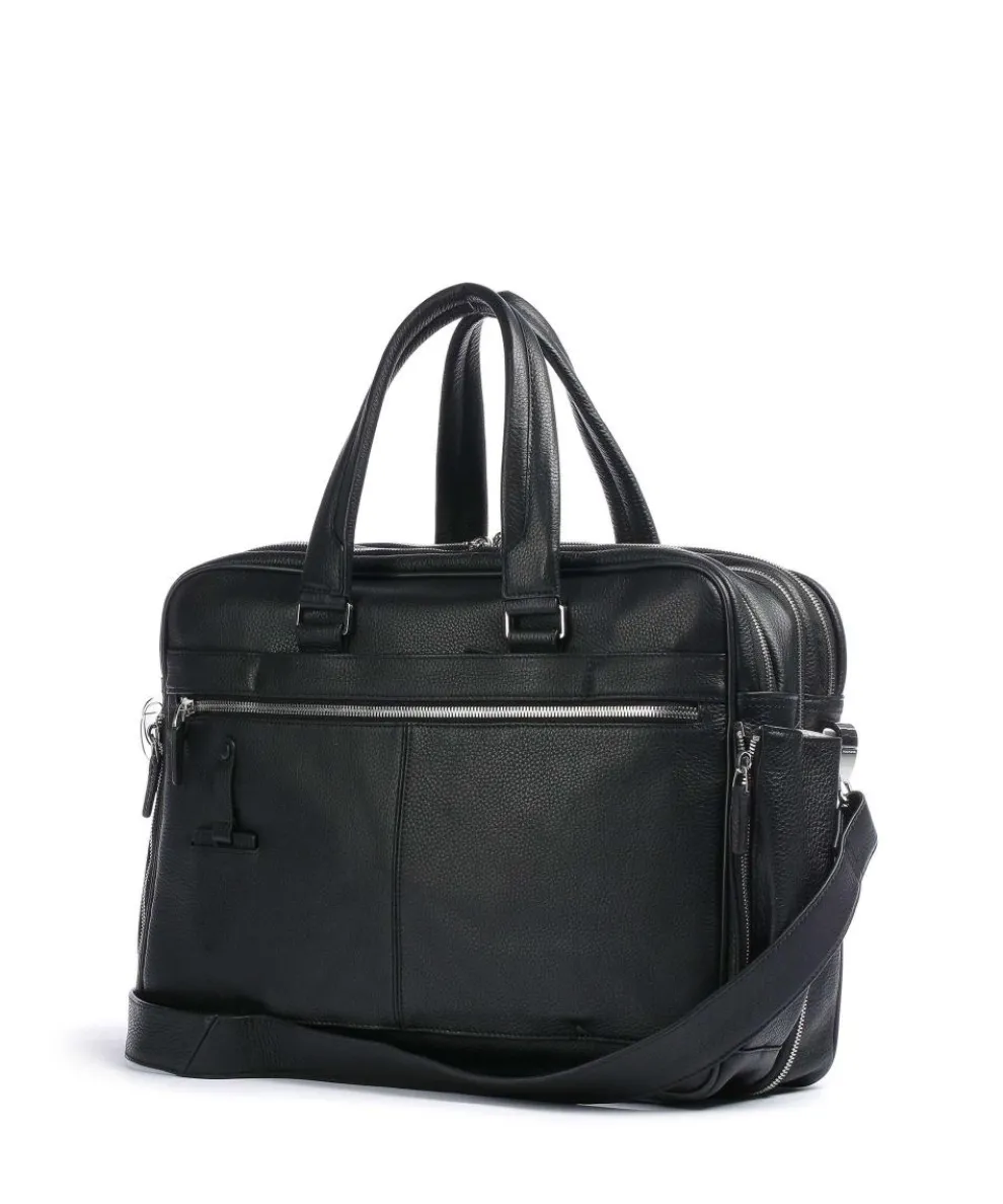 Modus Aktentasche 16″ genarbtes Rindsleder schwarz