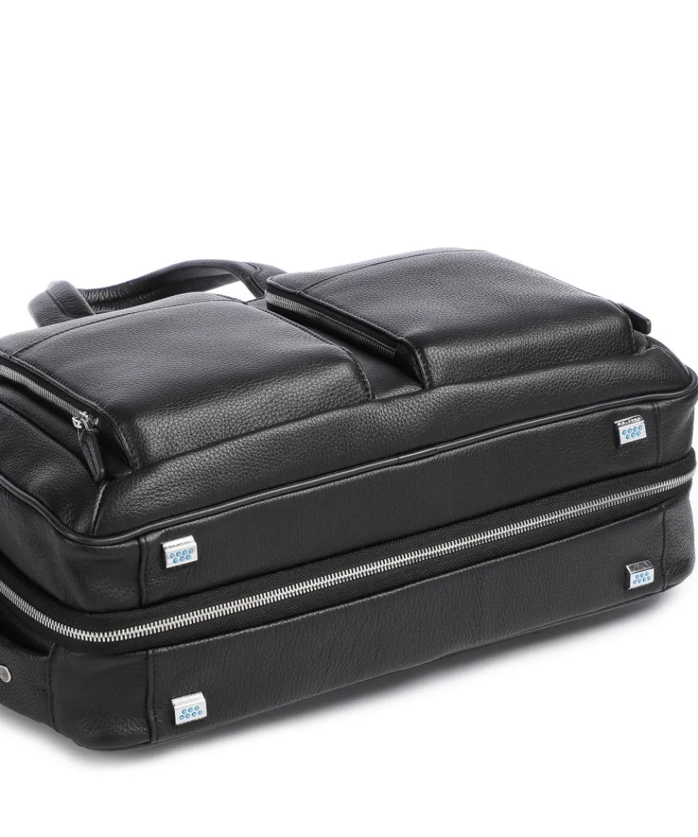 Modus Aktentasche 16″ genarbtes Rindsleder schwarz