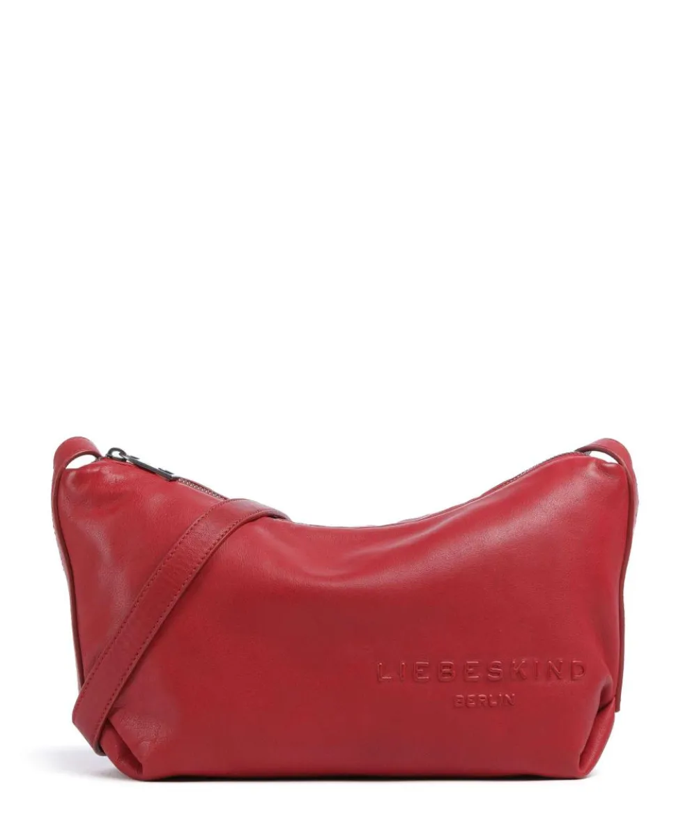 Elvira Sheep Natural M Umhängetasche Schafsleder dunkelrot