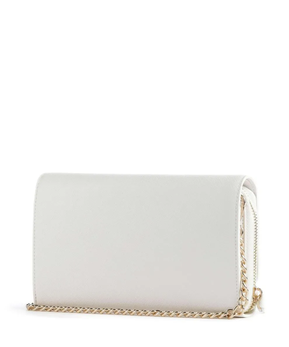 Zero Re Geldbörse Lederimitat weiß