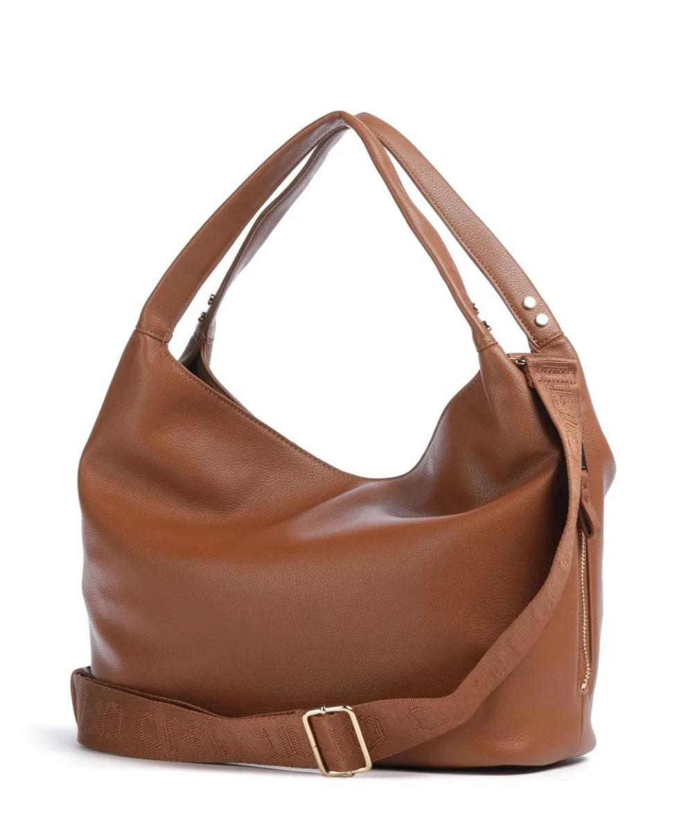 Kaliska M Beuteltasche Lederimitat braun