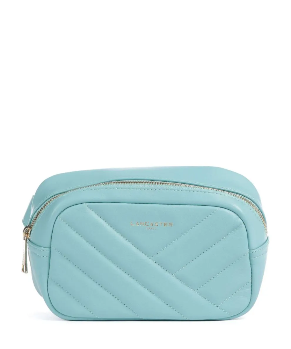 Soft Matelassé Gürteltasche weiches Rindsleder hellblau