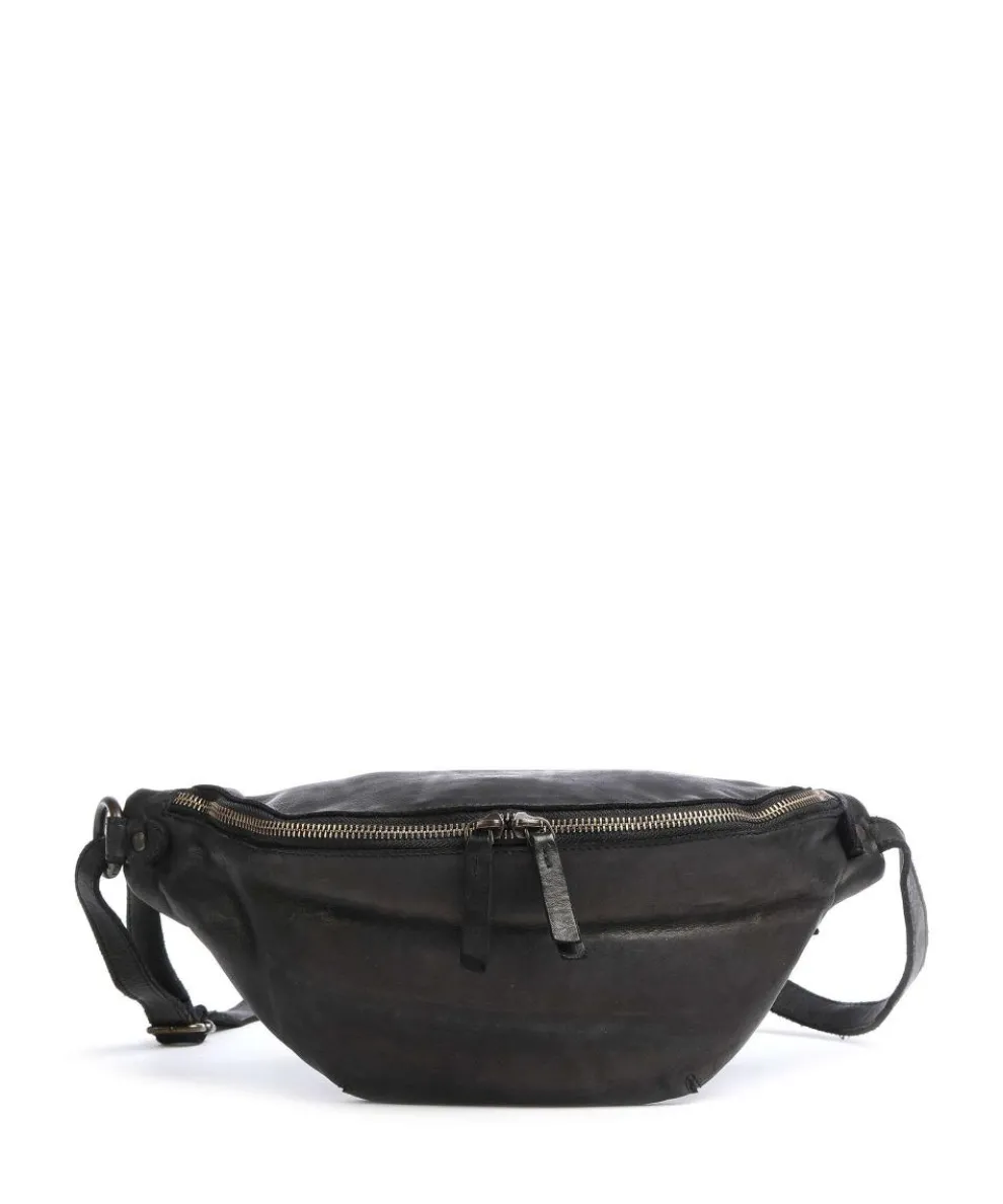 Submarine Gürteltasche Rindsleder schwarz