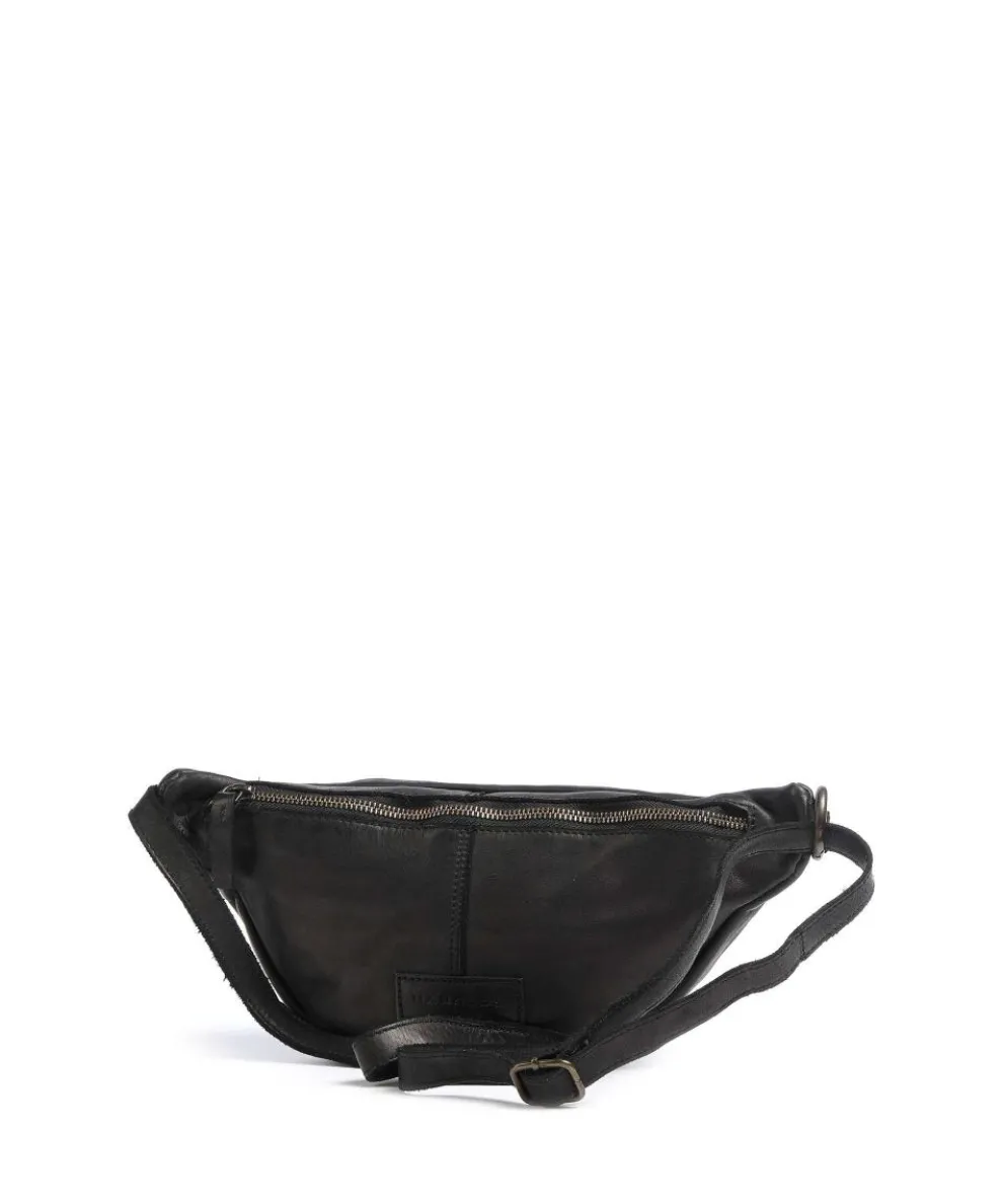 Submarine Gürteltasche Rindsleder schwarz