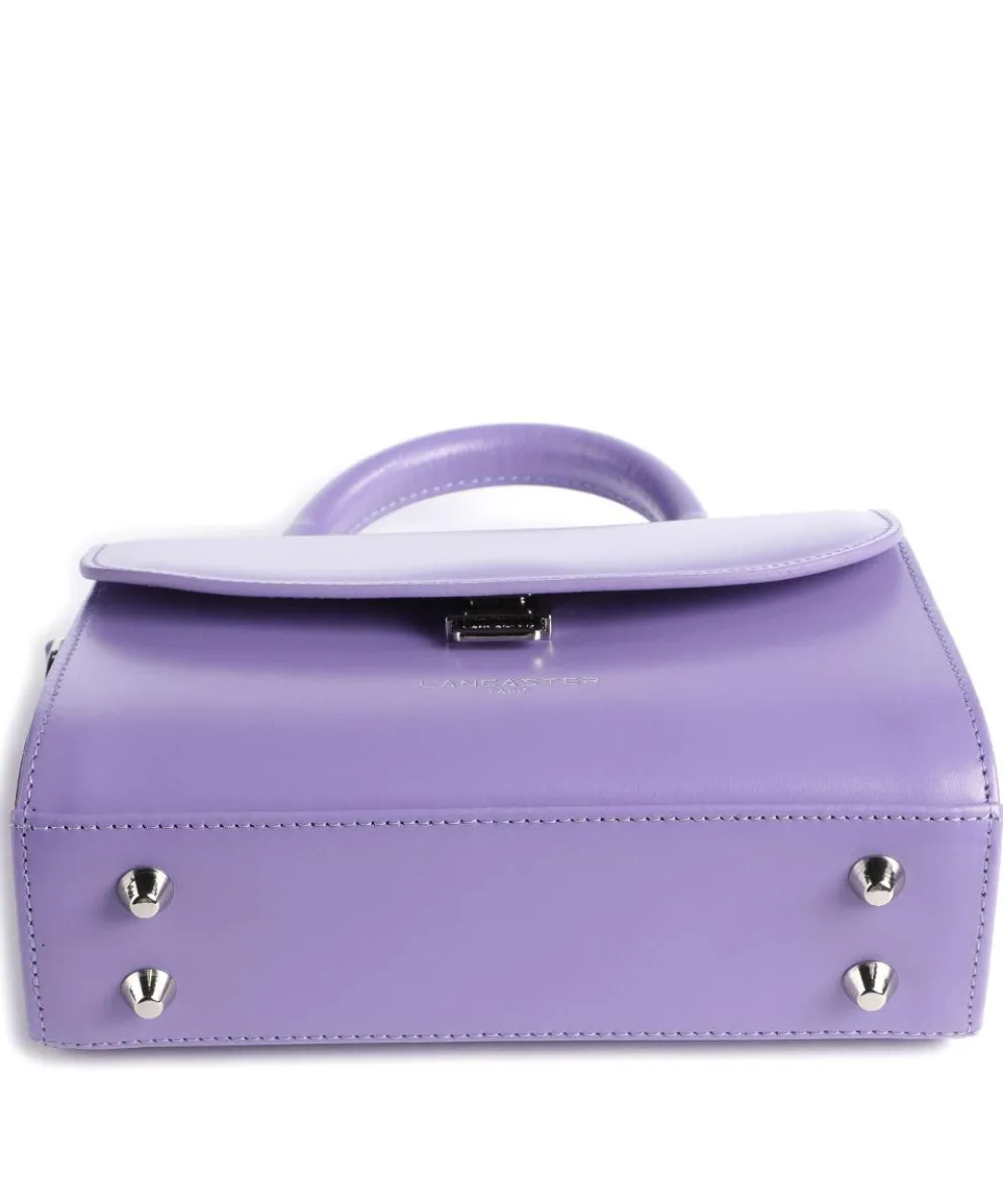 Suave Even Handtasche glattes Rindsleder violett