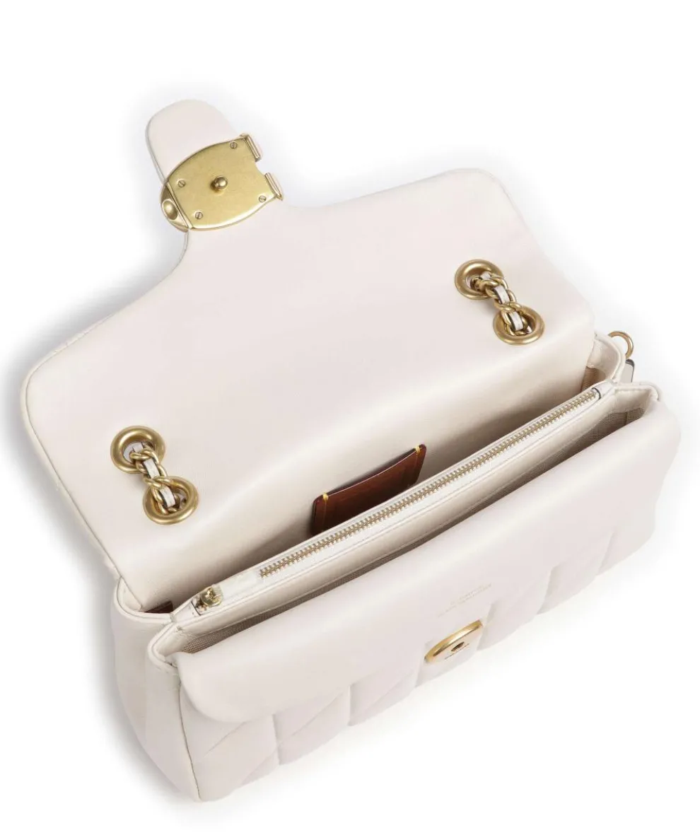 Tabby Quilted 26 Schultertasche Nappaleder elfenbein