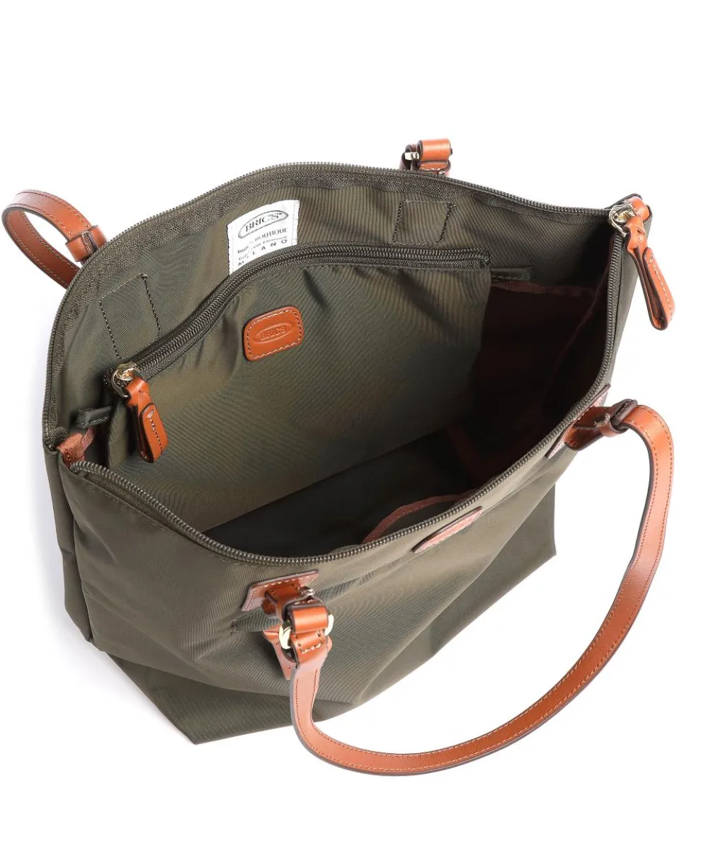 X-Collection Shopper recyceltes Nylon olivgrün