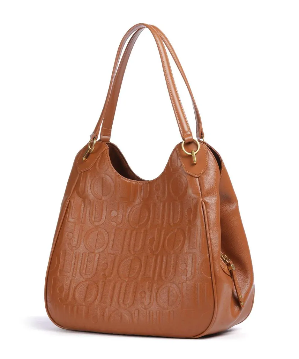 Adonide Beuteltasche Lederimitat braun