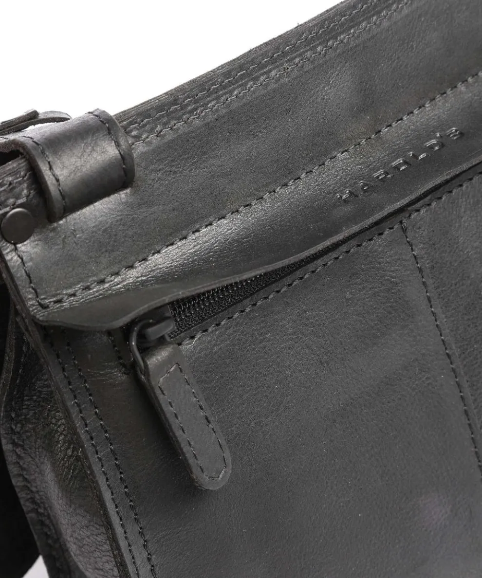 Aberdeen Umhängetasche Rindsleder schwarz