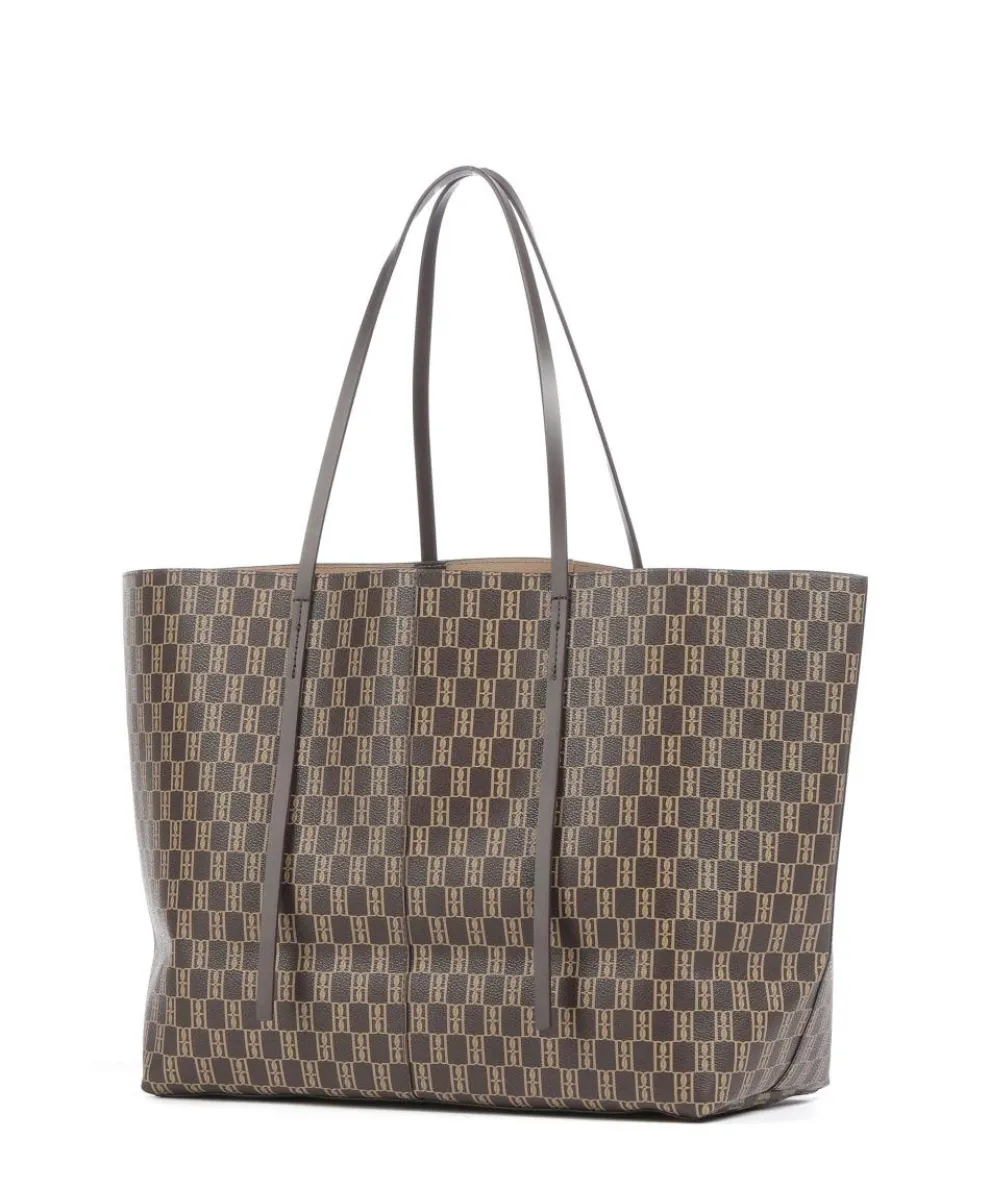 Abi Shopper Lederimitat dunkelbraun