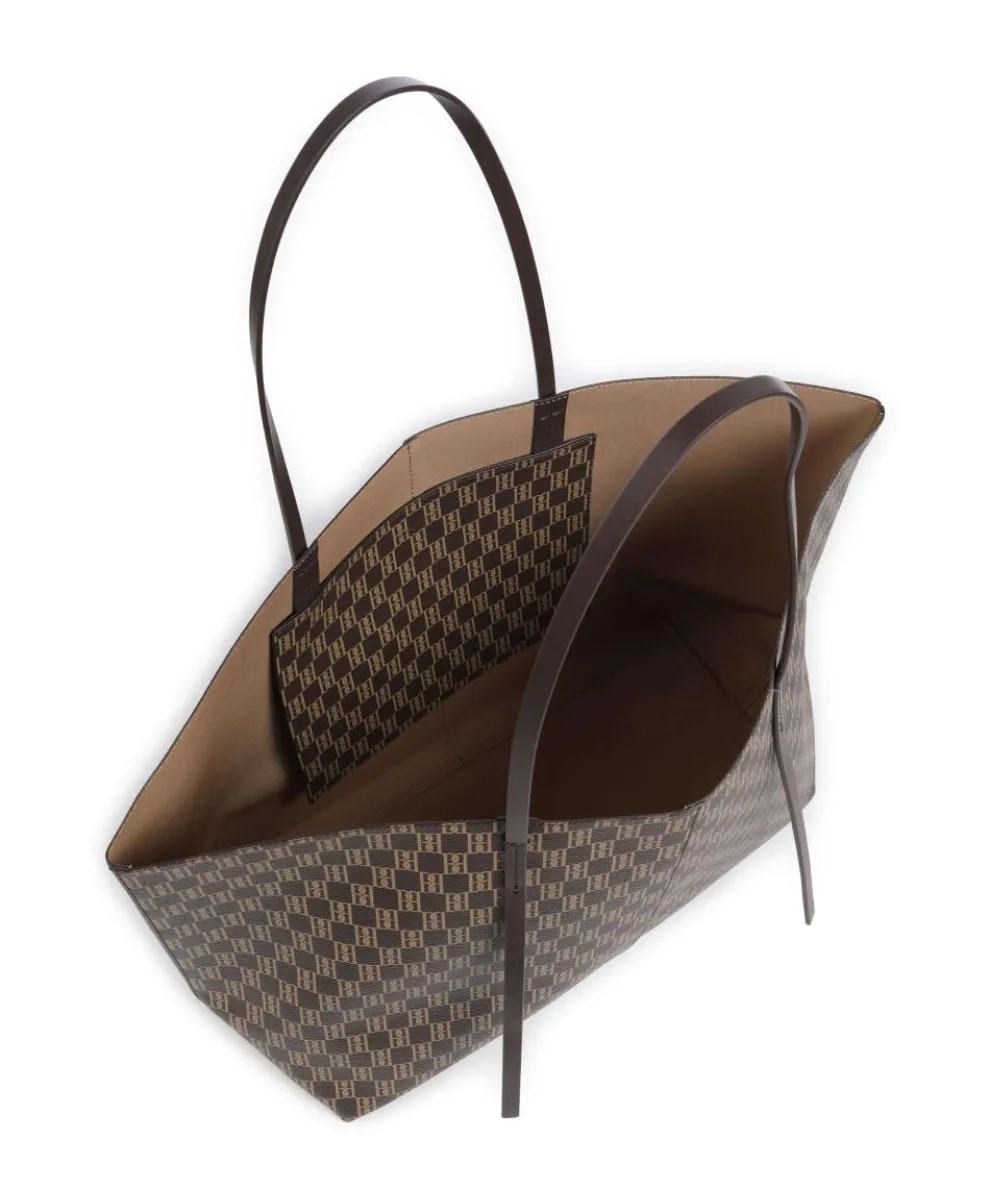 Abi Shopper Lederimitat dunkelbraun