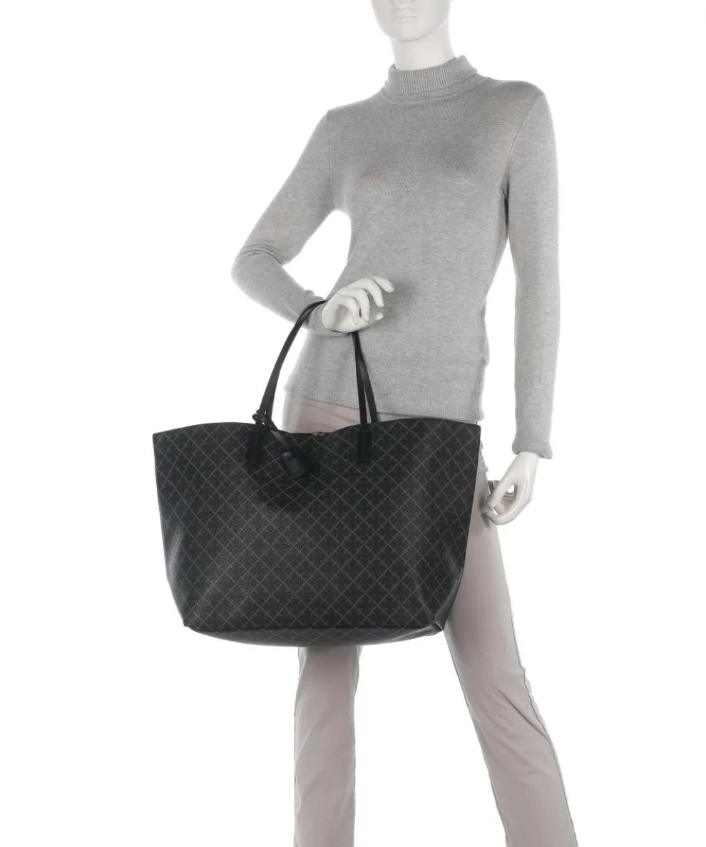 Abi Shopper Lederimitat schwarz