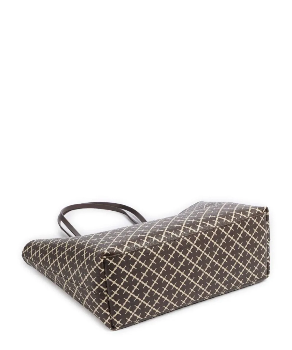 Abigail Shopper Kunststoff dunkelbraun