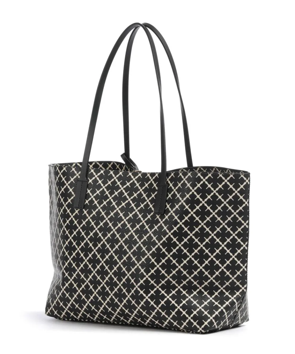 Abigail Shopper Lederimitat schwarz
