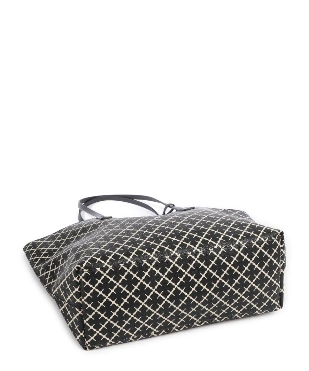 Abigail Shopper Lederimitat schwarz