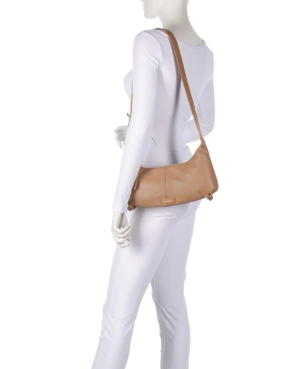 Abigail Umhängetasche Leder hellbraun