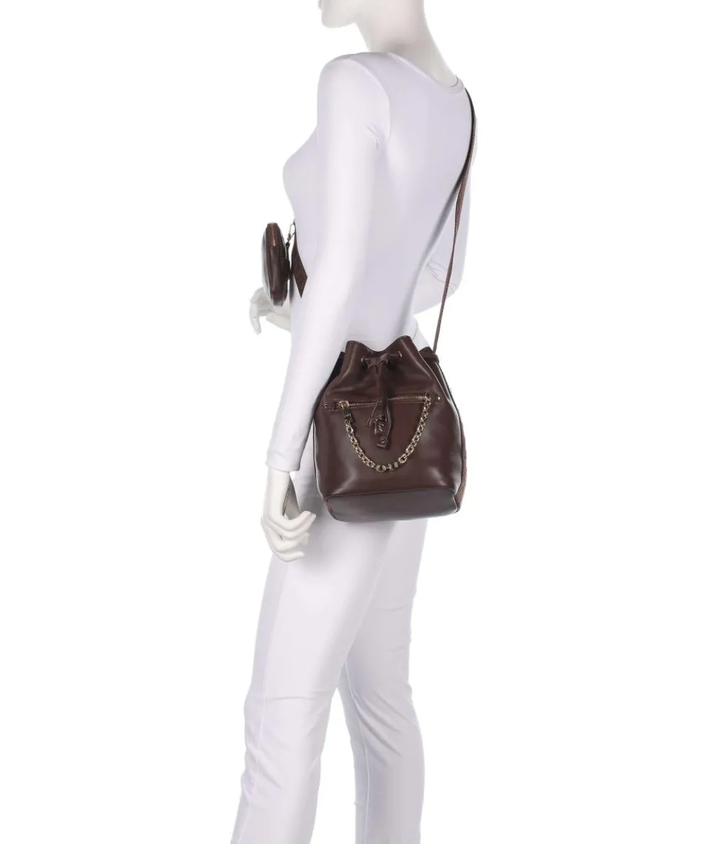 Achala S Bucket bag Lederimitat braun