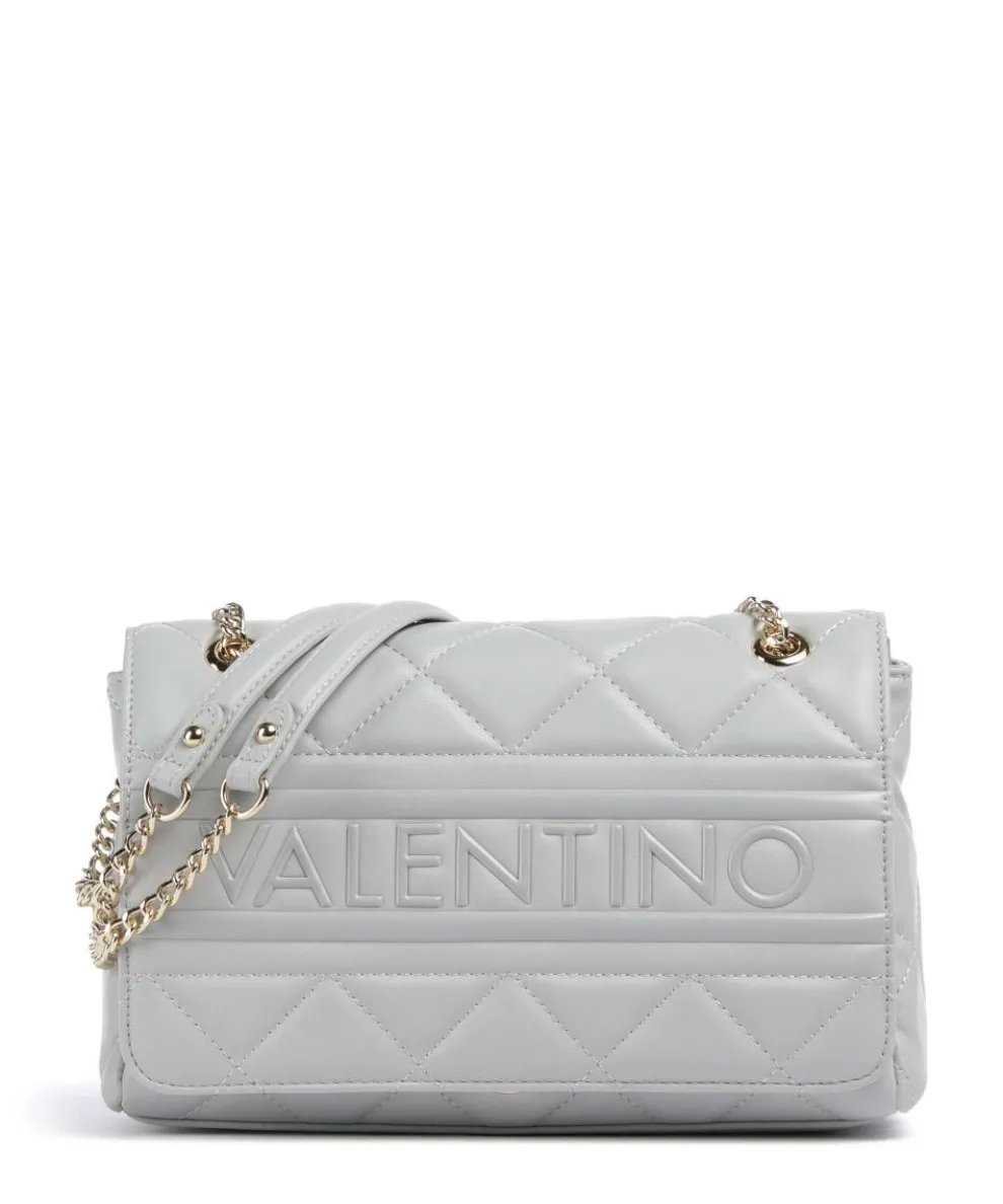 Ada Schultertasche Lederimitat hellgrau