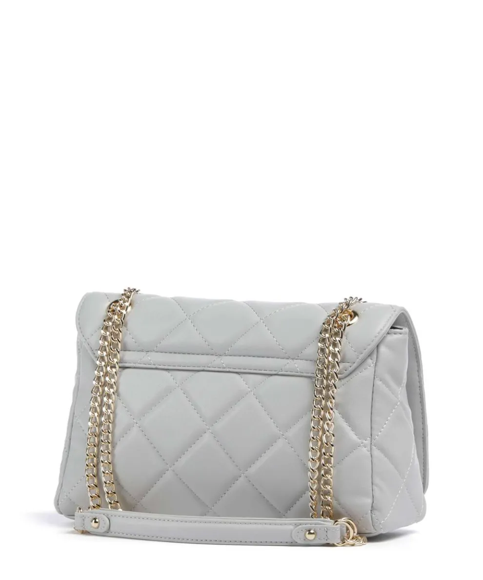 Ada Schultertasche Lederimitat hellgrau