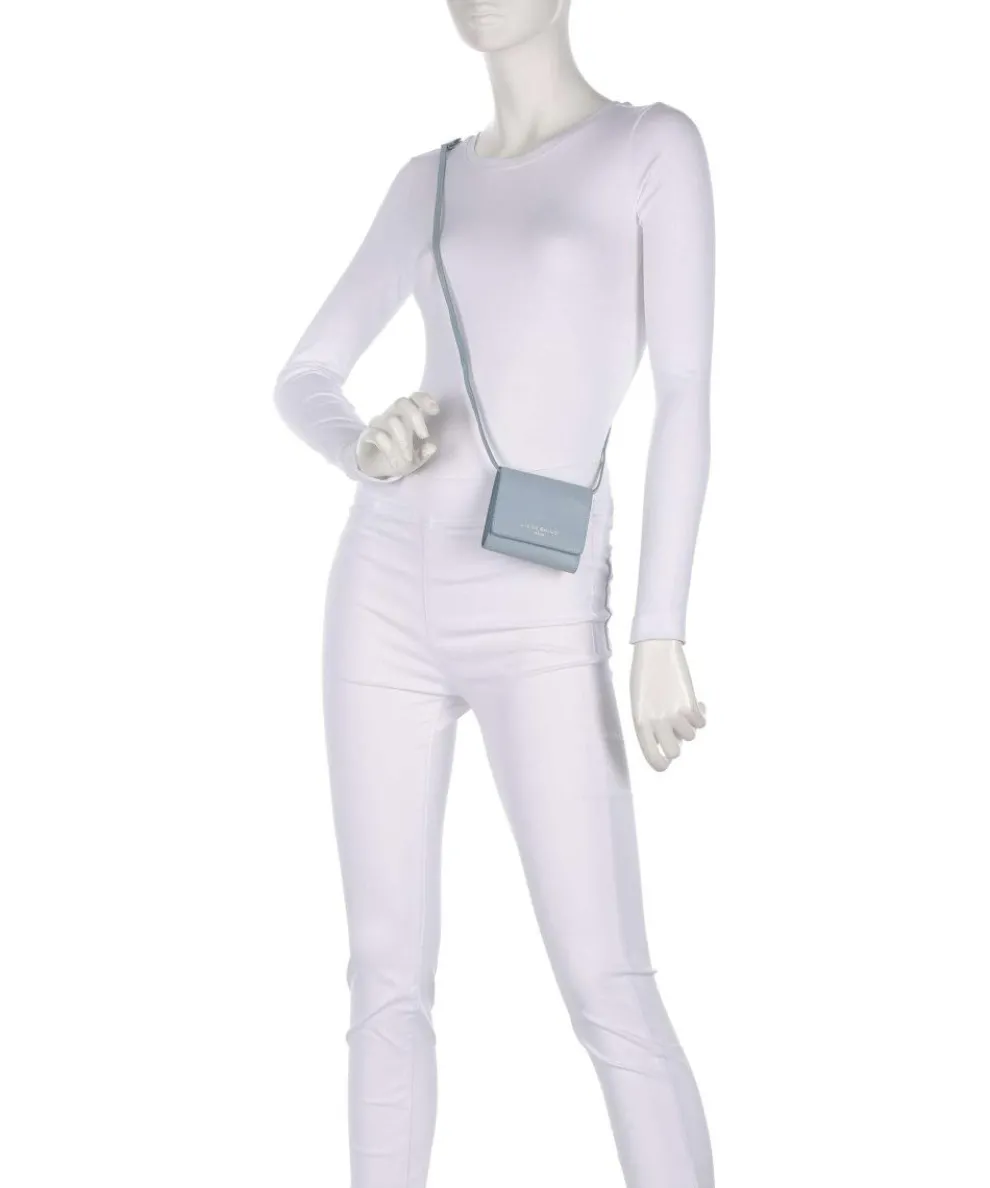 Ada Sheep Natural M Geldbörse Schafsleder hellblau