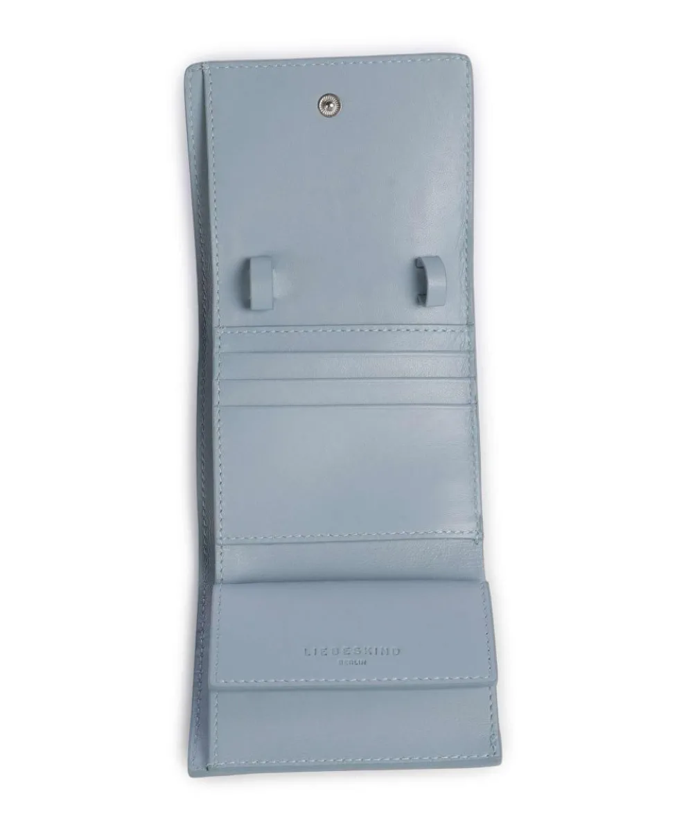 Ada Sheep Natural M Geldbörse Schafsleder hellblau